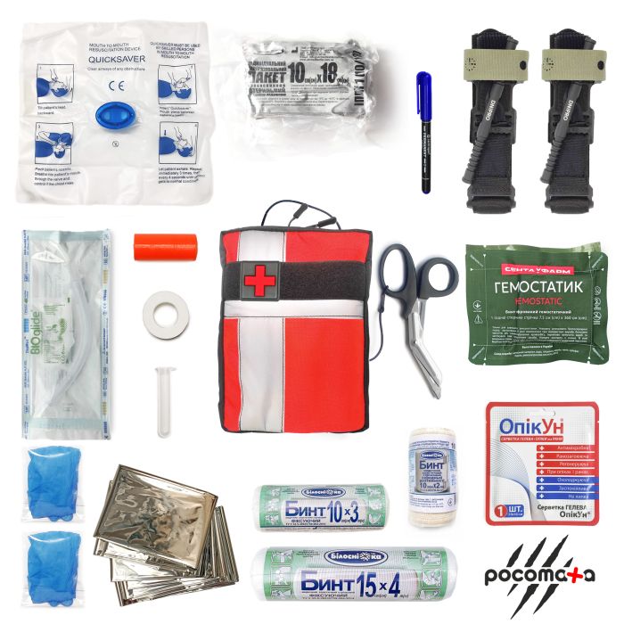 Велика цивільна аптечка Росомаха з двома турнікетами
