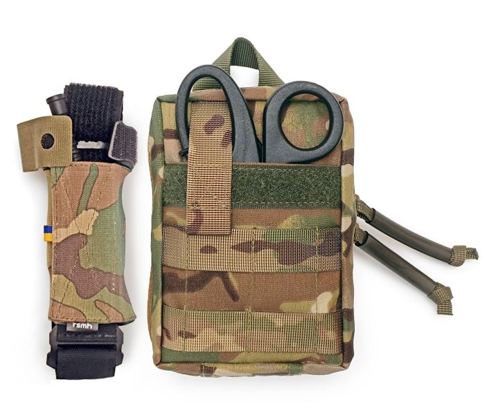 Тактична аптечка Аскет RSMH швидкого скиду мультикам