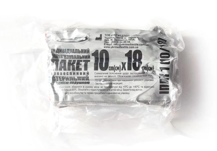 Кровоспинний бандаж 4" ІППК з однією подушкою (10см×18см), Білосніжка