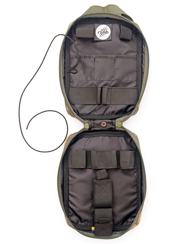 Підсумок аптечний тактичний RSMH з системою швидкого скиду чорний (ПФ)