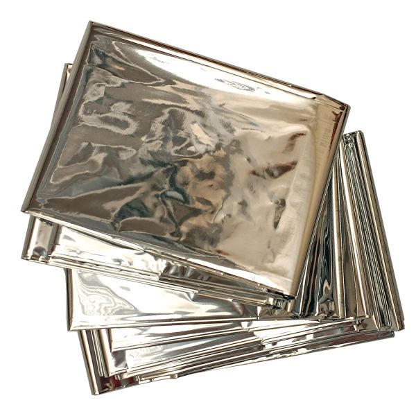 Термоковдра рятувальна срібна 160 × 210 см