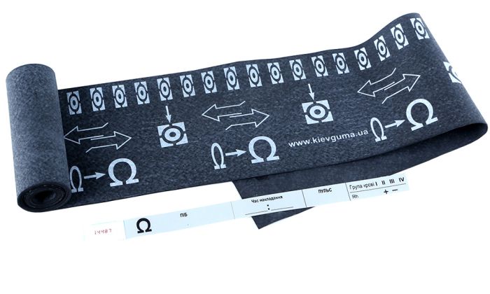 Універсальний гумовий кровоспинний джгут ОМЕГА, Київгума