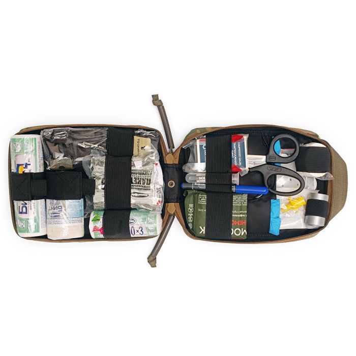 Тактична аптечка розширеної комплектації RSMH CAT мультикам