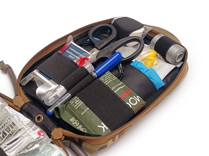 Тактична аптечка розширеної комплектації RSMH CAT піксель