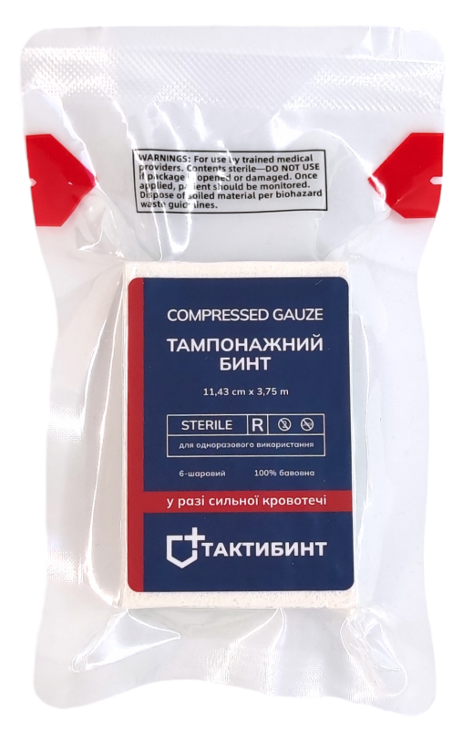 Тампонажний бинт 11,43 см  × 3,75 м