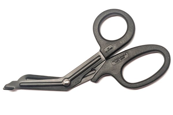 Ножиці тактичні атравматичні чорні 19см