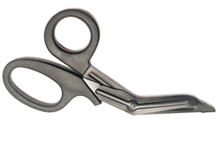 Ножиці тактичні атравматичні чорні 19см