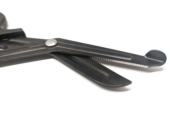 Ножиці тактичні атравматичні чорні 19см