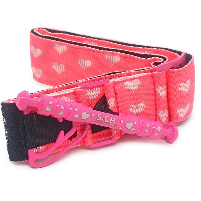 Турнікет кровоспинний SICH Сердечка рожевий з гравіюванням