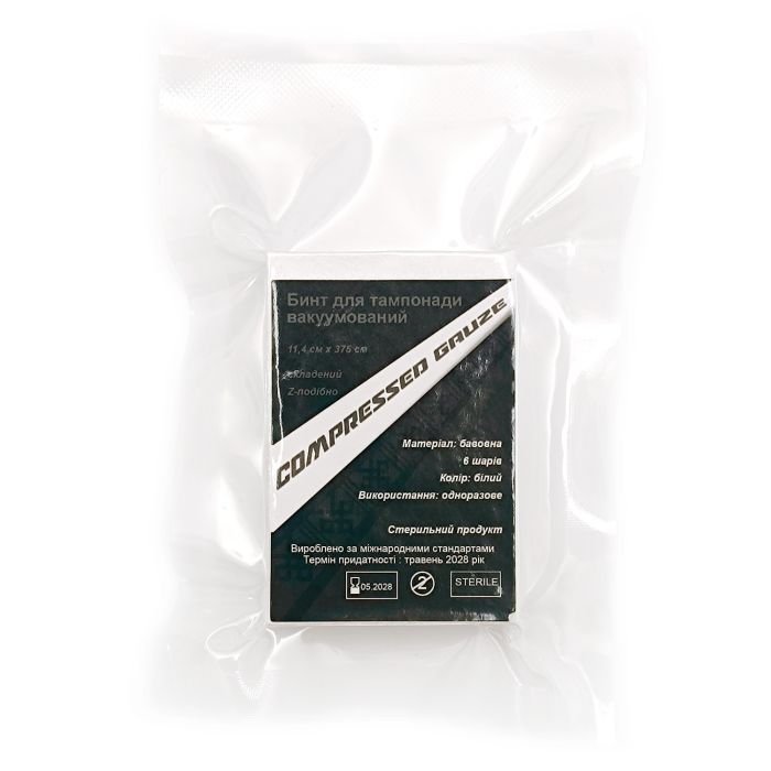 Тампонажний бинт 11,43 см  × 375 см